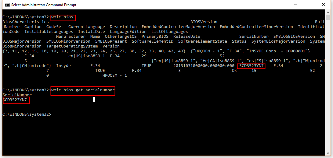 huawei switch serial number command prompt